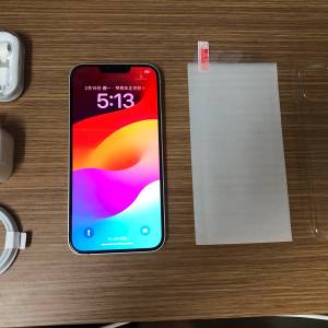 星光色 - Full set 99%new iPhone 14 plus 128gb battery 93% one month warranty