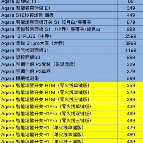 Aqara 智能家居產品旗艦店，官方零售價9折。