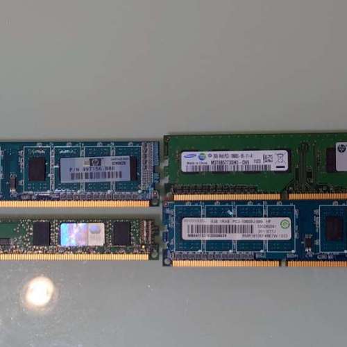 DDR3-1333 Ram 4條 (合共 6G)