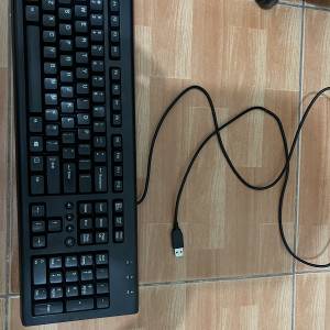 HP USB有線鍵盤 keyboard