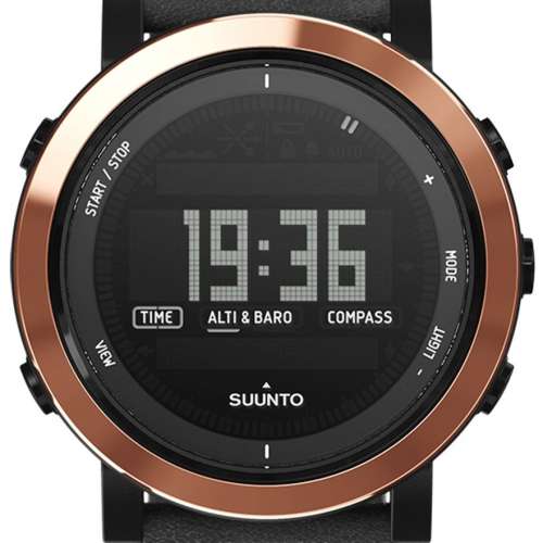 Suunto Essential Ceramic SS022439000 Watch (Copper Black Leather)