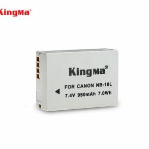 KINGMA For CANON NB-10L Lithium-Ion Battery With AC Charger 代用鋰電池連充電機