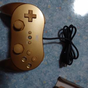 Nintendo Wii pro controller gold