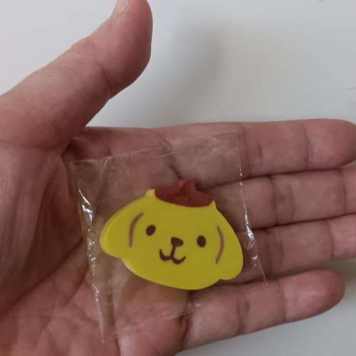 全新 PomPomPurin 布甸狗 擦子膠