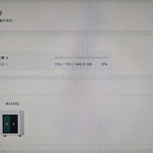 Synology NAS DS216J + 500GB HD