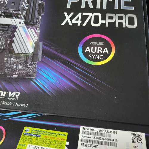 行貨過保 Asus X470 Prime Pro amd non b450 b550 x570