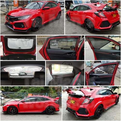 Honda Civic FK8 TypeR 全車磁石濾光窗網太陽擋