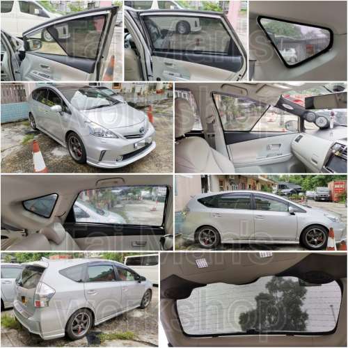 豐田 PRIUS C AQUA 全車磁石濾光窗網太陽擋