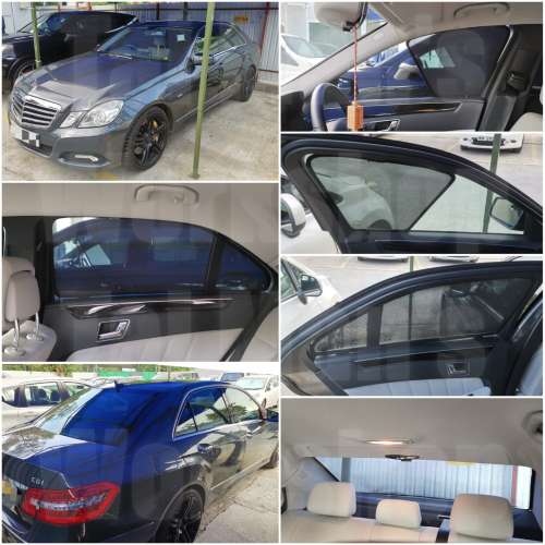 平治 Eclass 全車磁石濾光窗網太陽擋W212E200E250E300E350E53E63AMG