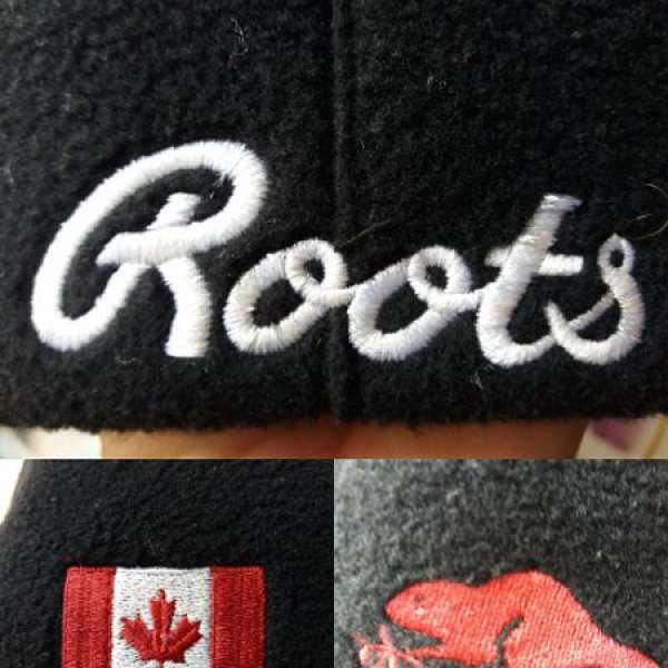Made In Canada 98%新Roots 黑色絨帽一頂
