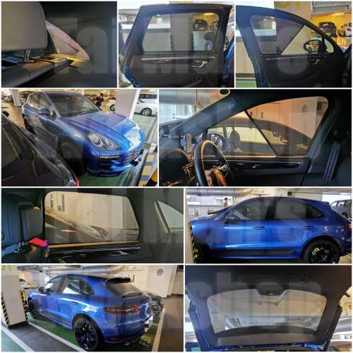 Porsche Macan 的專車專用濾光窗網