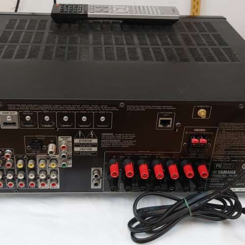 YAMAHA RX-V677, 4K升頻, 7.2 HDMI, USB, Bluetooth, Network, Airplay input (99%...