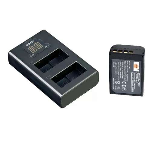 DSTE Olympus  BLX-1 BLX1 High Capacity Li-ion Battery With Charger 代用鋰電池