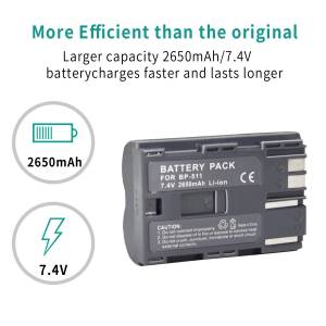 PALO CANON BP-511 / BP-511A Fully Decoded Lithium-Ion Battery Pack With Charger