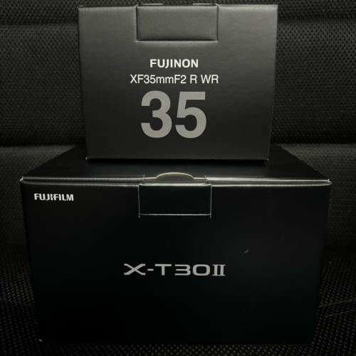 Fujifilm X-T30 II xf 35mm F2 R WR Black