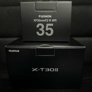 Fujifilm X-T30 II xf 35mm F2 R WR Black