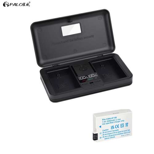 PALO CANON LP-E8 Lithium-Ion Battery Pack With Charger 代用鋰電池 (2000mAh)