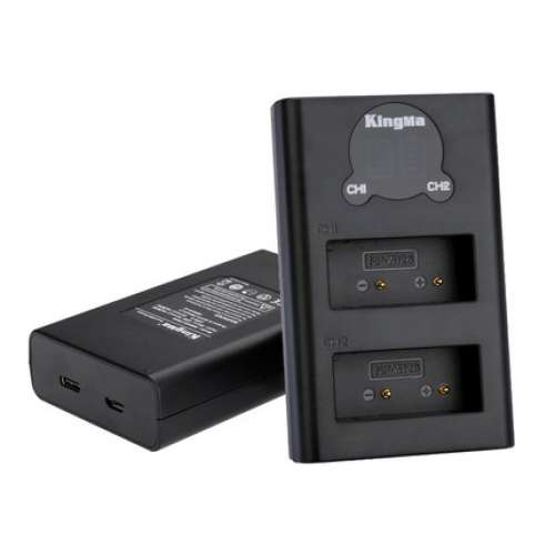 KINGMA NP-W126 / NP-W126S LCD Display USB Cherger (可顯示電量雙充充電機)