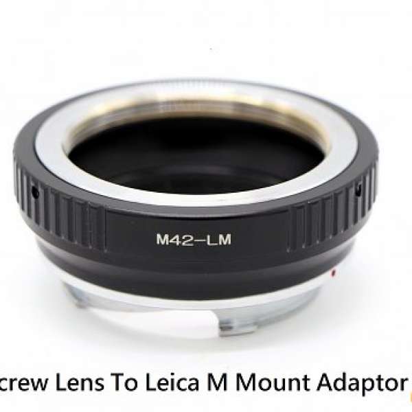 M42 Screw Mount SLR Lens To Leica M Mount Adaptor (金屬接環)
