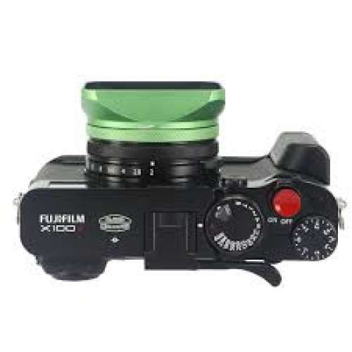 Haoge Square Metal Lens Hood With 49mm Adapter Ring For FujiFIlm X100VI 方形遮...