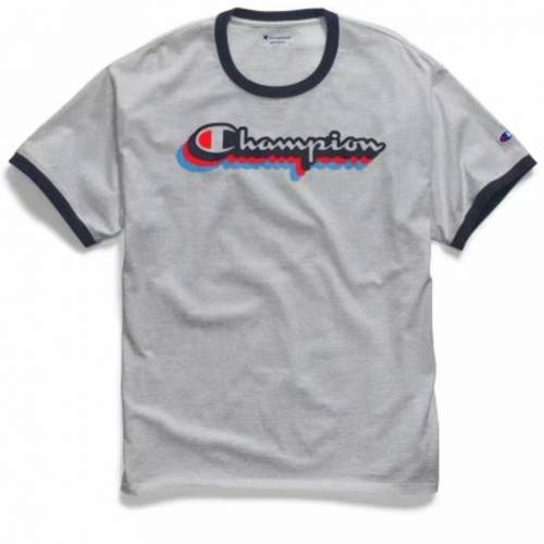 【美國代購】美版正貨Champion重叠印花效果LOGO字短袖TEE