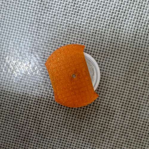 95%新 APPLE AIR TAG 3D打印橙色保護殼，軟膠, 每個 $80