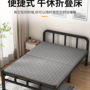 免安裝折疊床 Foldable MetalBed Frame 鐵床午休床單人床雙人床辦公室床床架摺床
