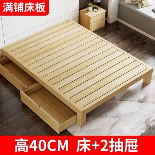 實木雙人床架多尺寸選擇 Bed frames