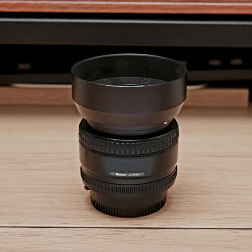 Nikon 50 f/1.4 D 連原廠金屬hood
