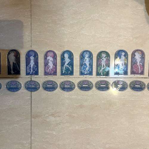 $500 全新 美少女戰士 SailorMoon 戰鬥服版 一套十個 立牌 (紀念版)