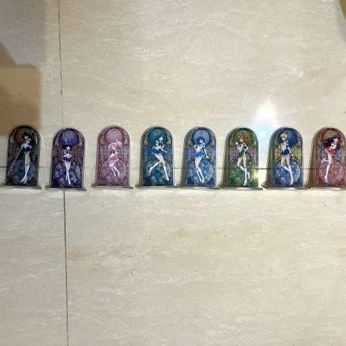 $500 全新 美少女戰士 SailorMoon 戰鬥服版 一套十個 立牌 (紀念版)