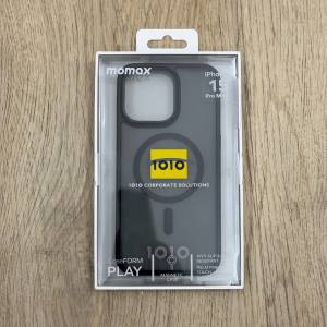MOMAX FOR MAGNETIC IPHONE 15 PRO MAX CASE (透黑色)