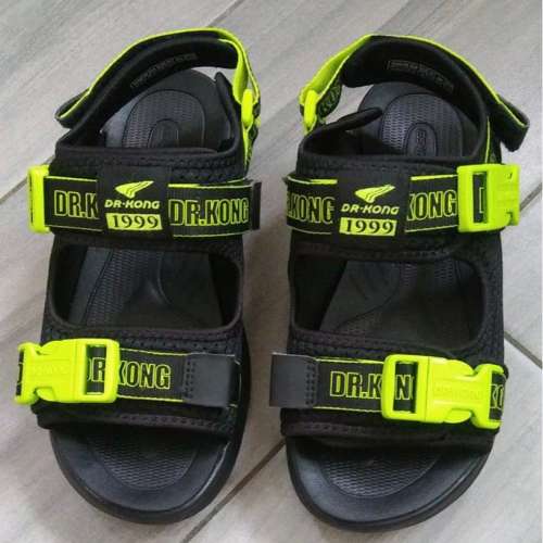 Dr Kong 涼鞋 小朋友 shoes 螢光 黃綠色 型