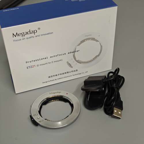 [中古] Megadap ETZ21 Sony E 鏡頭 to Nikon Z 機身轉接環