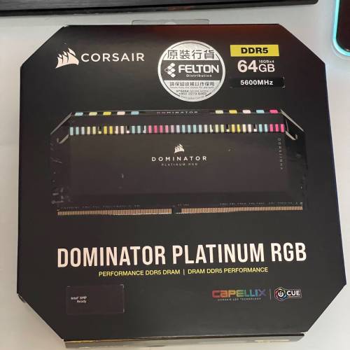 Corsair Dominator Platinum RGB DDR5 64GB (16 x 4) 5600MHz