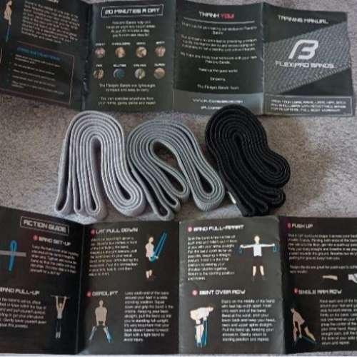 全新 FLEXIPRO BANDS Fitness 瑜伽 健身 拉力帶 阻力帶 彈力帶