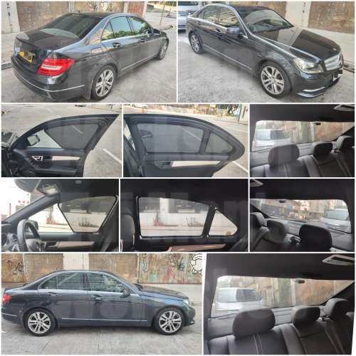 平治 Cclass 全車磁石濾光窗網太陽擋 W204CCLASSC200C250C280C63AMG