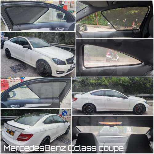 平治 Cclass 全車磁石濾光窗網太陽擋 W204CCLASSC200C250C280C63AMG
