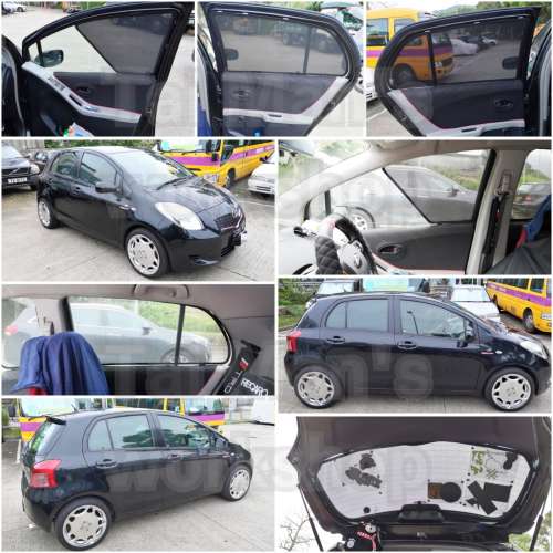 Toyota Yaris Vitz 全車濾光窗網太陽擋