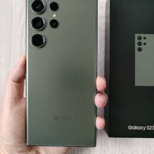 99.99%新Samsung S23 Ultra 12+256 軍綠色