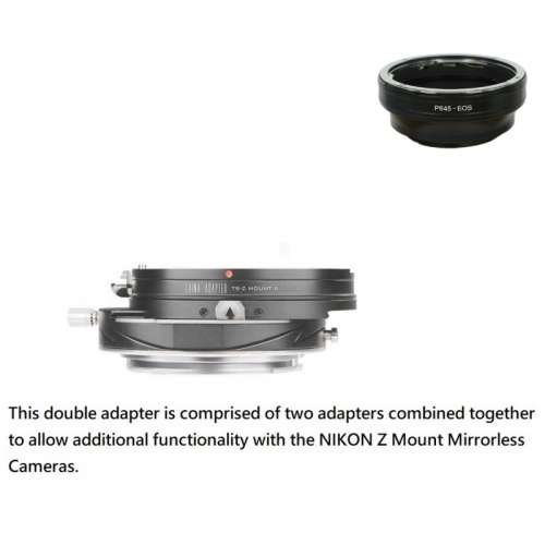 LAINA Pentax 645 (P645) Mount SLR Lens To Nikon Z Mount Adaptor Tilt & Shift