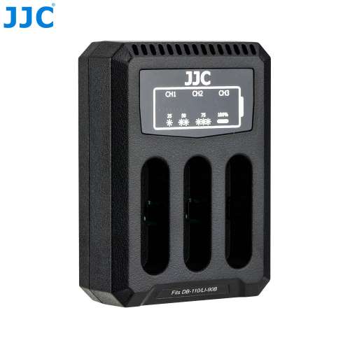 JJC Ricoh DB-110 / Olympus LI-90B / LI-92B Battery Pack With USB Charger