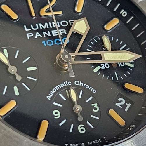 Panerai Luminor Submersible PAM 187 pam187 1000m chronograph 千米沛納海