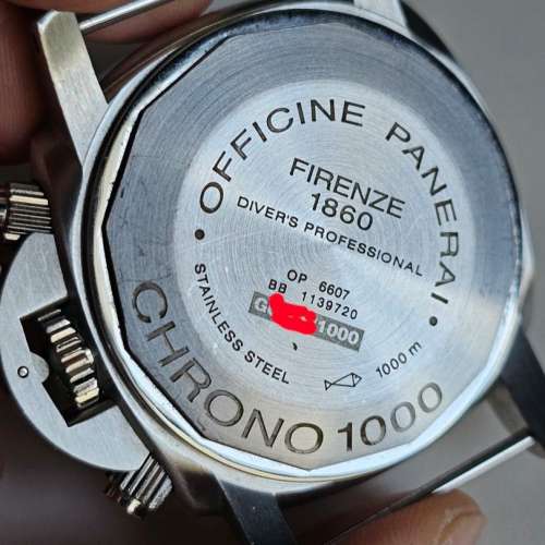 Panerai Luminor Submersible PAM 187 pam187 1000m chronograph 千米沛納海