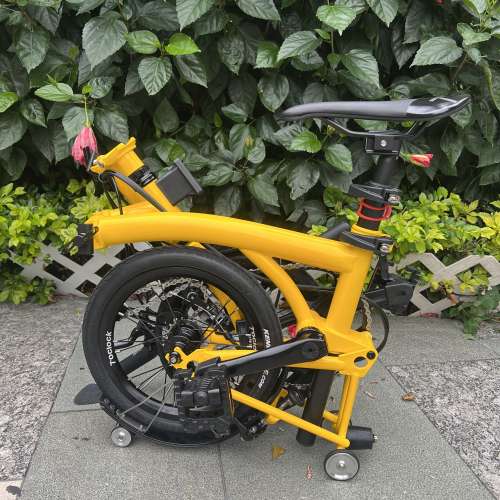 2023 MINT BOB3 14吋 3速鉻鉬鋼車架 小布式折叠車 送前後蛙燈叮叮