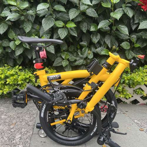 2023 MINT BOB3 14吋 3速鉻鉬鋼車架 小布式折叠車 送前後蛙燈叮叮