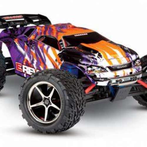 Traxx 1/16 E-Revo VXL RTR 四驅大轆車 紫色 w/ TQ 2.4Ghz iD Battery TSM Charger...