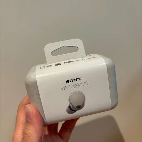 [全新]Sony WF-1000XM5 無線降噪耳機 - 銀色