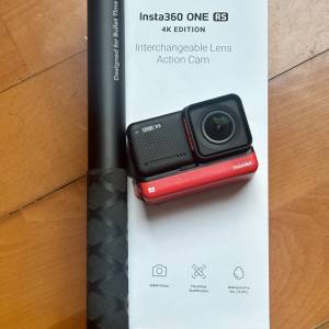Insta360 ONE RS 4K鏡頭 /自拍棍 /SD卡