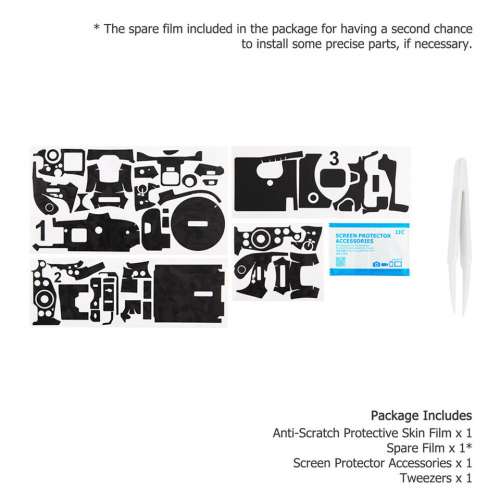 JJC Camera Body Skin Decoration 3M Sticker Film Cover For CANON R5 機身保護貼